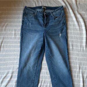Stylish Blue Women's Straight Jeans